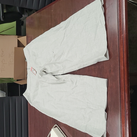 NWT REBECCA TAYLOR Clean Suit Work Wide Leg Pant Grey 12 - Picture 2 of 3